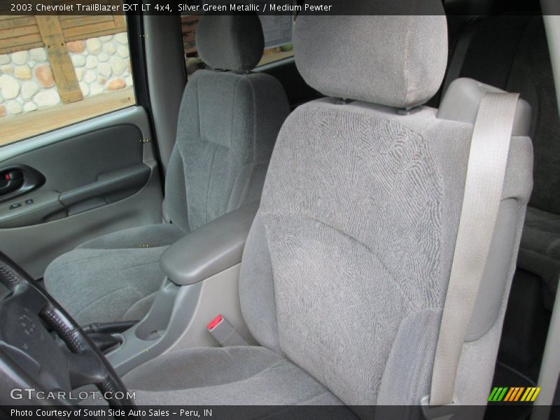 Silver Green Metallic / Medium Pewter 2003 Chevrolet TrailBlazer EXT LT 4x4