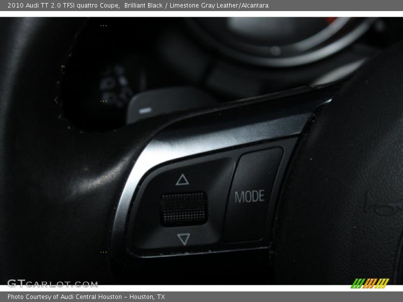 Brilliant Black / Limestone Gray Leather/Alcantara 2010 Audi TT 2.0 TFSI quattro Coupe