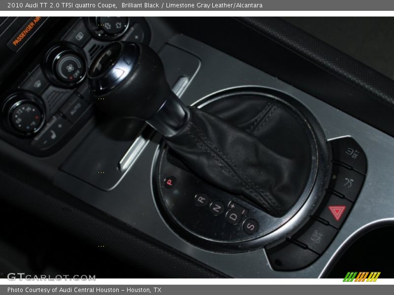 Brilliant Black / Limestone Gray Leather/Alcantara 2010 Audi TT 2.0 TFSI quattro Coupe