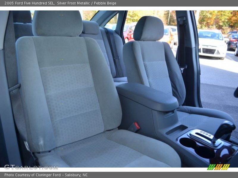 Silver Frost Metallic / Pebble Beige 2005 Ford Five Hundred SEL