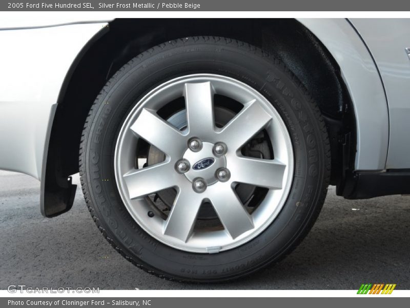 Silver Frost Metallic / Pebble Beige 2005 Ford Five Hundred SEL