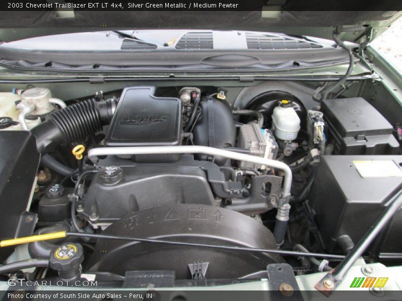 Silver Green Metallic / Medium Pewter 2003 Chevrolet TrailBlazer EXT LT 4x4