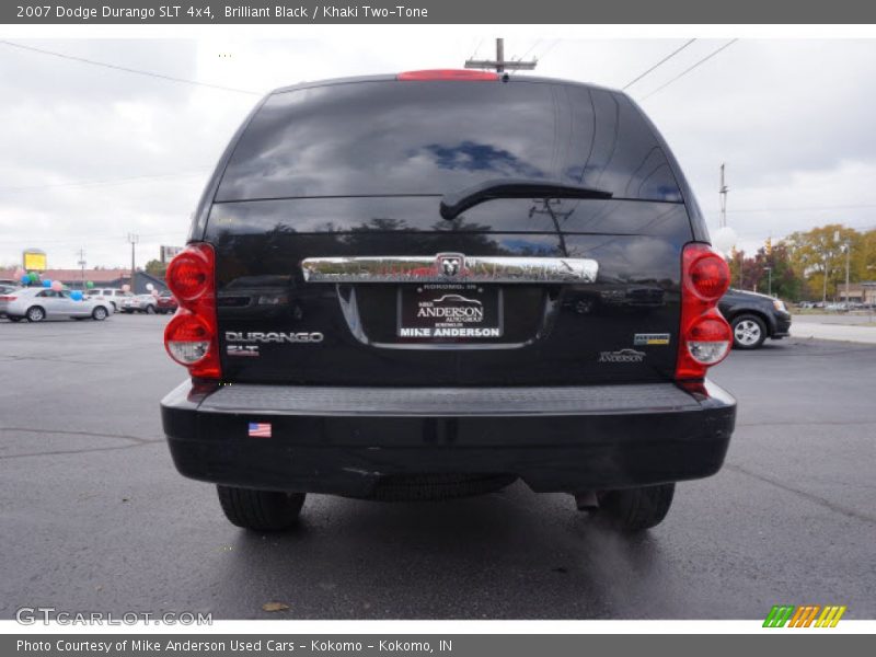 Brilliant Black / Khaki Two-Tone 2007 Dodge Durango SLT 4x4