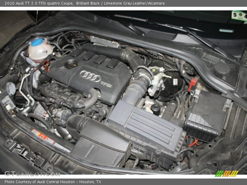 Brilliant Black / Limestone Gray Leather/Alcantara 2010 Audi TT 2.0 TFSI quattro Coupe