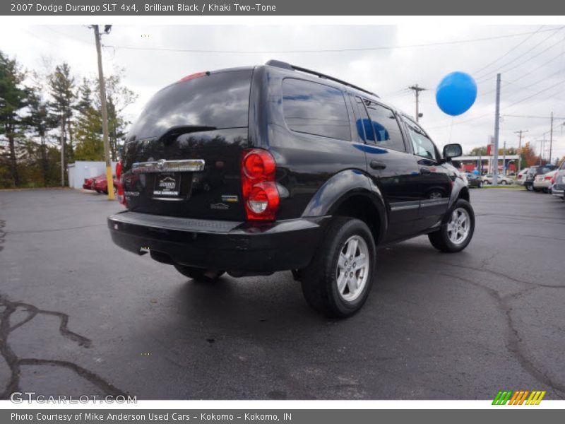 Brilliant Black / Khaki Two-Tone 2007 Dodge Durango SLT 4x4
