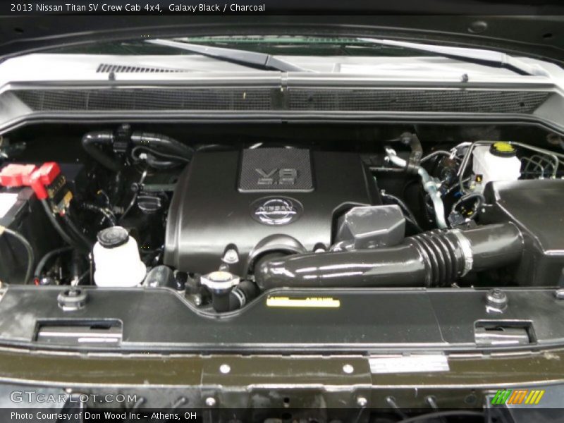 Galaxy Black / Charcoal 2013 Nissan Titan SV Crew Cab 4x4