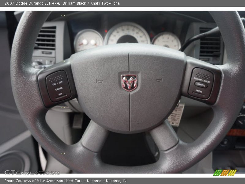 Brilliant Black / Khaki Two-Tone 2007 Dodge Durango SLT 4x4