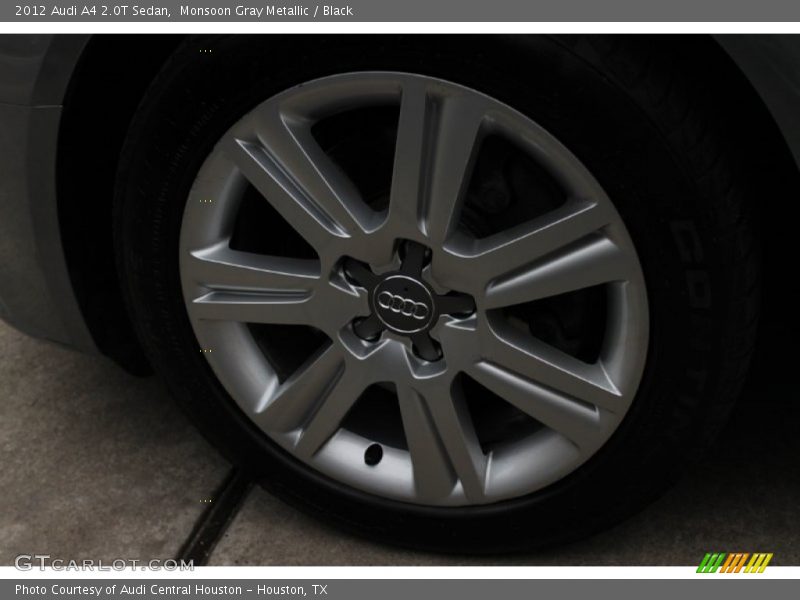 Monsoon Gray Metallic / Black 2012 Audi A4 2.0T Sedan