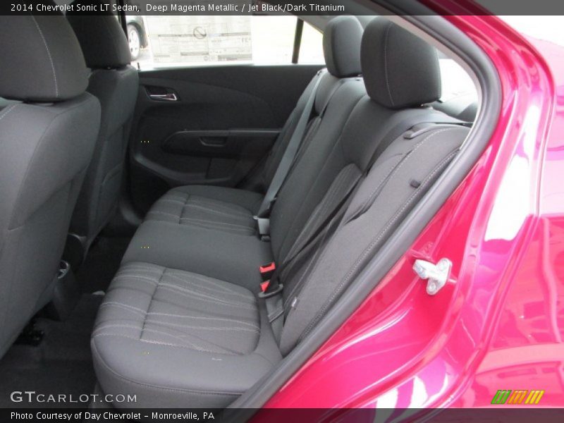 Deep Magenta Metallic / Jet Black/Dark Titanium 2014 Chevrolet Sonic LT Sedan