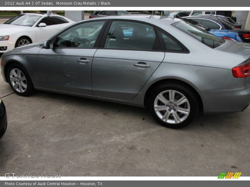 Monsoon Gray Metallic / Black 2012 Audi A4 2.0T Sedan