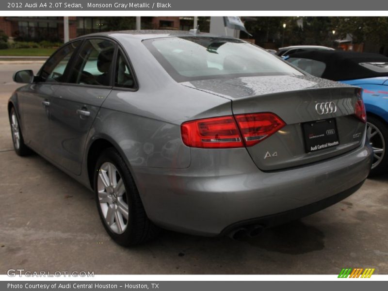 Monsoon Gray Metallic / Black 2012 Audi A4 2.0T Sedan
