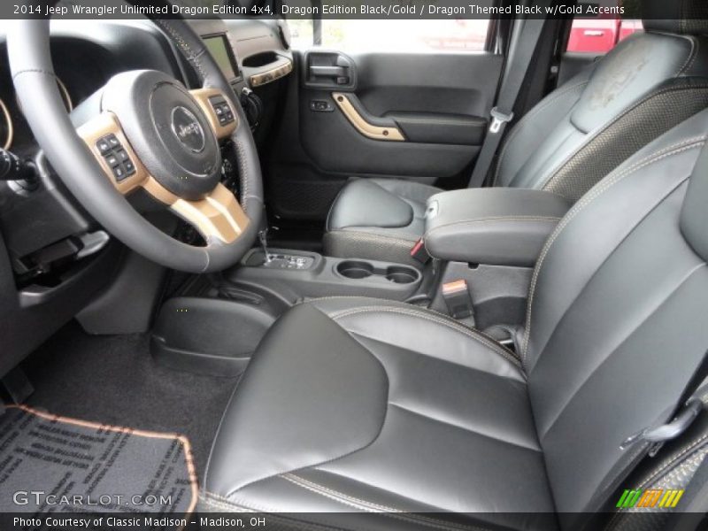 Dragon Edition Black/Gold / Dragon Themed Black w/Gold Accents 2014 Jeep Wrangler Unlimited Dragon Edition 4x4