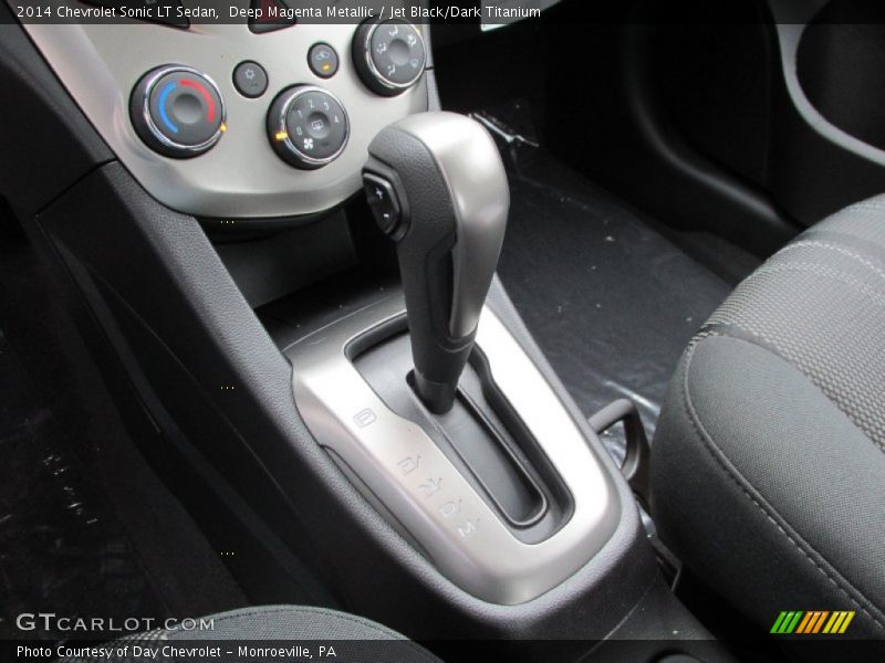 Deep Magenta Metallic / Jet Black/Dark Titanium 2014 Chevrolet Sonic LT Sedan