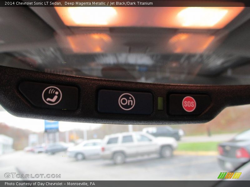 Deep Magenta Metallic / Jet Black/Dark Titanium 2014 Chevrolet Sonic LT Sedan