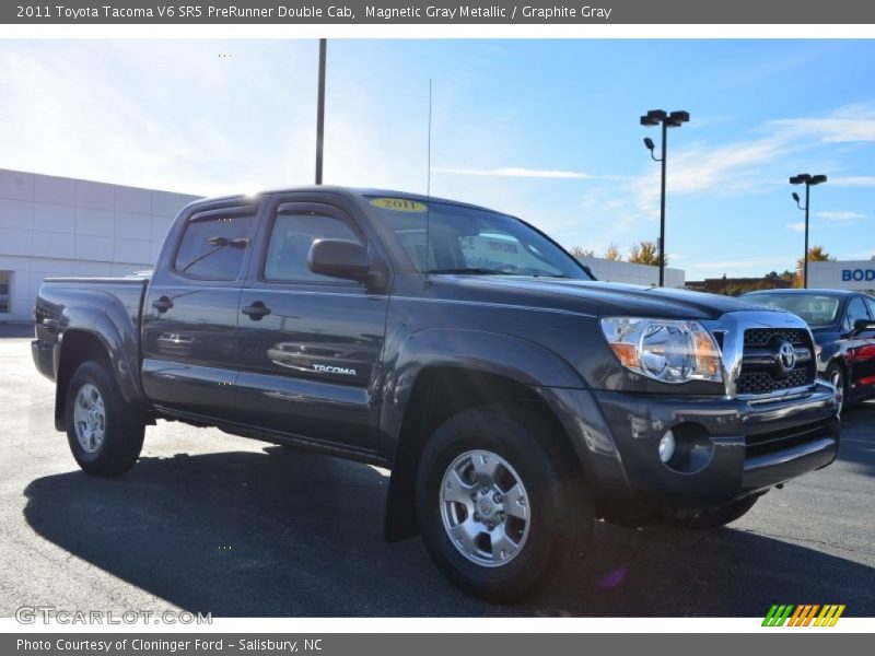 Magnetic Gray Metallic / Graphite Gray 2011 Toyota Tacoma V6 SR5 PreRunner Double Cab