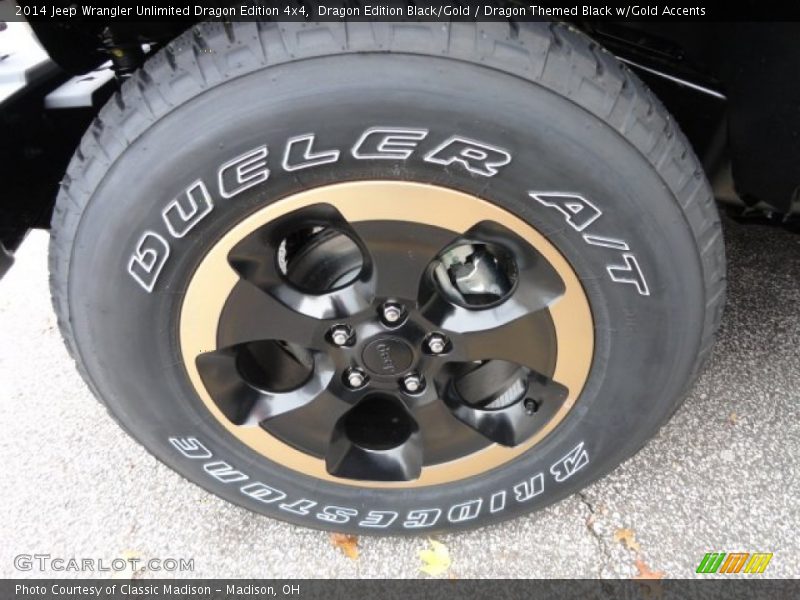 Dragon Edition Black/Gold / Dragon Themed Black w/Gold Accents 2014 Jeep Wrangler Unlimited Dragon Edition 4x4