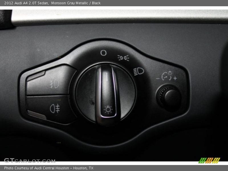 Monsoon Gray Metallic / Black 2012 Audi A4 2.0T Sedan