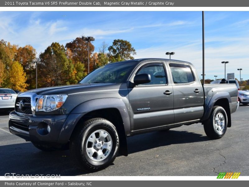 Magnetic Gray Metallic / Graphite Gray 2011 Toyota Tacoma V6 SR5 PreRunner Double Cab