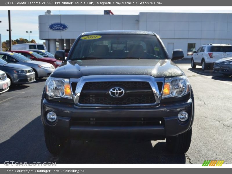Magnetic Gray Metallic / Graphite Gray 2011 Toyota Tacoma V6 SR5 PreRunner Double Cab