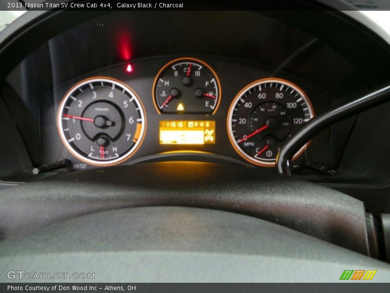 Galaxy Black / Charcoal 2013 Nissan Titan SV Crew Cab 4x4