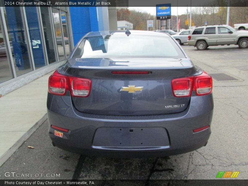 Atlantis Blue Metallic / Jet Black 2014 Chevrolet Malibu LT