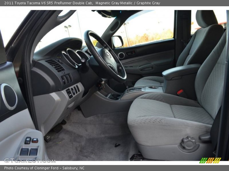 Magnetic Gray Metallic / Graphite Gray 2011 Toyota Tacoma V6 SR5 PreRunner Double Cab