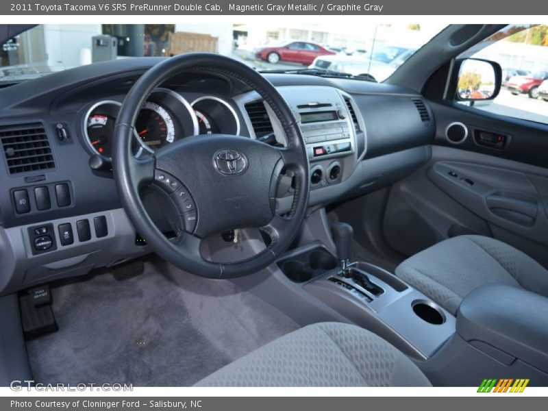 Magnetic Gray Metallic / Graphite Gray 2011 Toyota Tacoma V6 SR5 PreRunner Double Cab