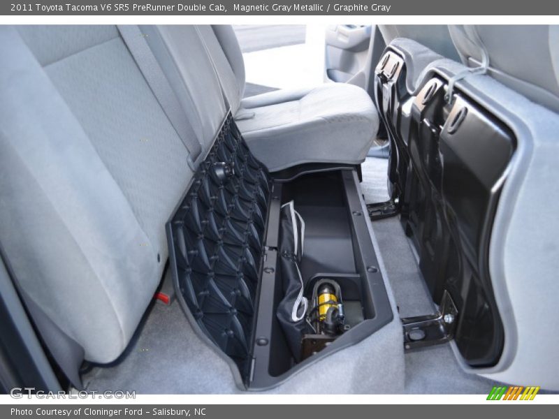 Magnetic Gray Metallic / Graphite Gray 2011 Toyota Tacoma V6 SR5 PreRunner Double Cab