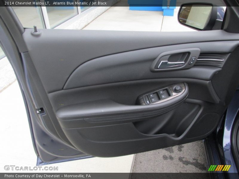 Atlantis Blue Metallic / Jet Black 2014 Chevrolet Malibu LT