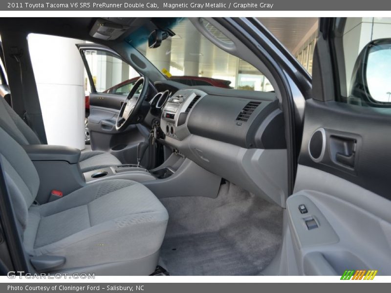 Magnetic Gray Metallic / Graphite Gray 2011 Toyota Tacoma V6 SR5 PreRunner Double Cab