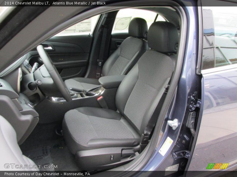 Atlantis Blue Metallic / Jet Black 2014 Chevrolet Malibu LT