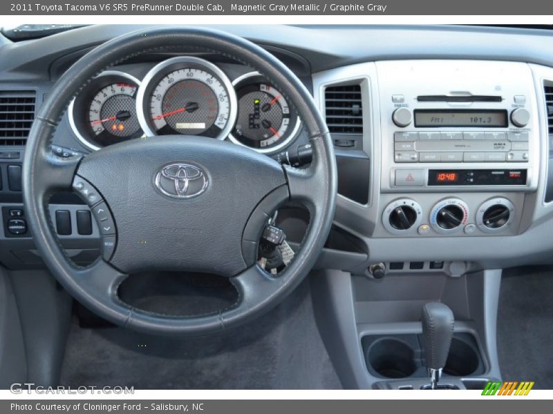Magnetic Gray Metallic / Graphite Gray 2011 Toyota Tacoma V6 SR5 PreRunner Double Cab