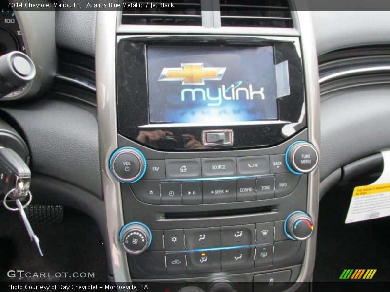 Atlantis Blue Metallic / Jet Black 2014 Chevrolet Malibu LT