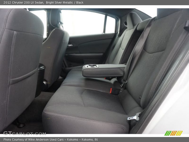 Bright Silver Metallic / Black 2012 Chrysler 200 LX Sedan