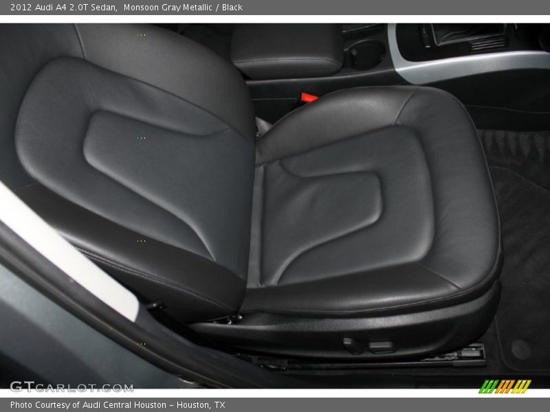 Monsoon Gray Metallic / Black 2012 Audi A4 2.0T Sedan