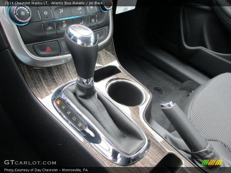 Atlantis Blue Metallic / Jet Black 2014 Chevrolet Malibu LT