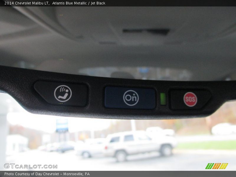 Atlantis Blue Metallic / Jet Black 2014 Chevrolet Malibu LT