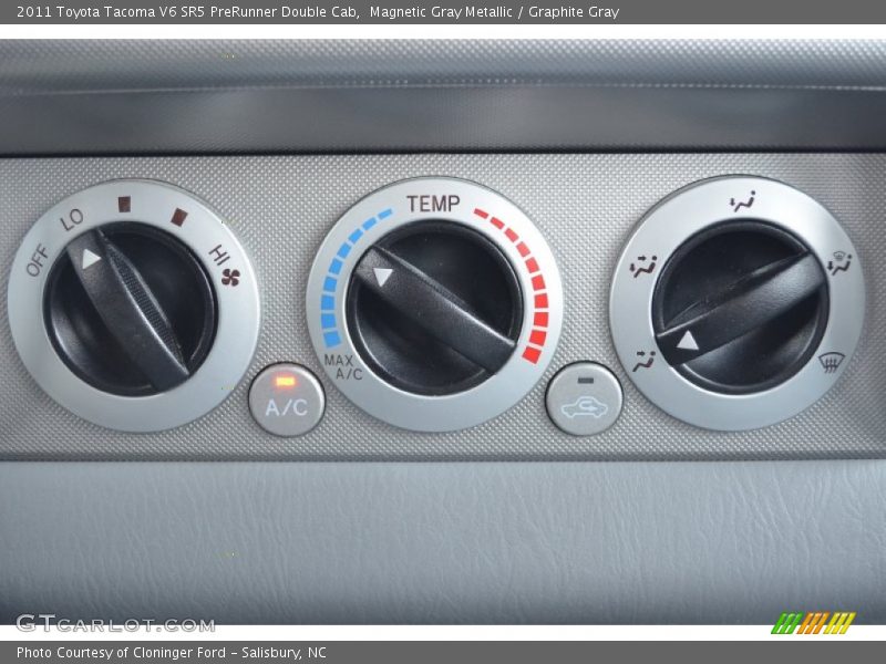 Magnetic Gray Metallic / Graphite Gray 2011 Toyota Tacoma V6 SR5 PreRunner Double Cab