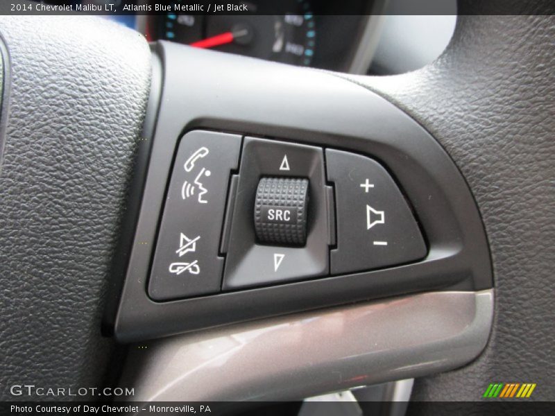 Atlantis Blue Metallic / Jet Black 2014 Chevrolet Malibu LT