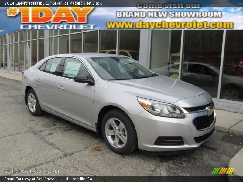 Silver Ice Metallic / Jet Black 2014 Chevrolet Malibu LS