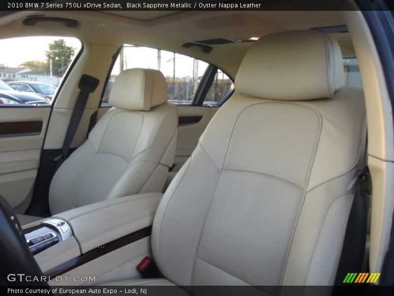 Black Sapphire Metallic / Oyster Nappa Leather 2010 BMW 7 Series 750Li xDrive Sedan