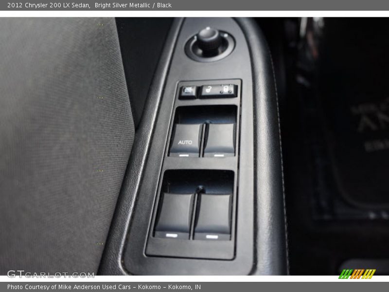 Bright Silver Metallic / Black 2012 Chrysler 200 LX Sedan