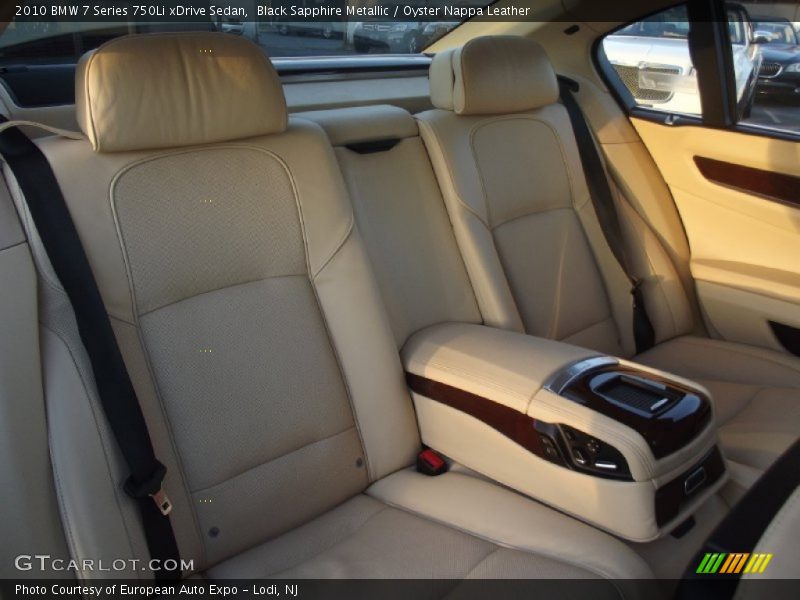 Black Sapphire Metallic / Oyster Nappa Leather 2010 BMW 7 Series 750Li xDrive Sedan