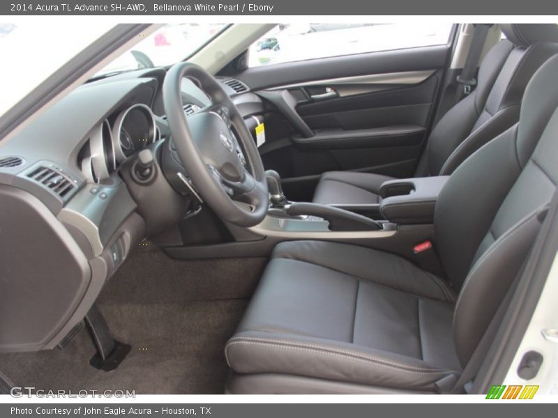 Bellanova White Pearl / Ebony 2014 Acura TL Advance SH-AWD