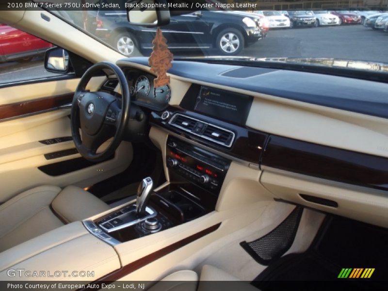 Black Sapphire Metallic / Oyster Nappa Leather 2010 BMW 7 Series 750Li xDrive Sedan