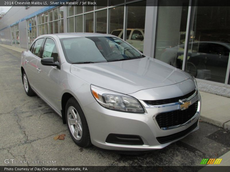 Silver Ice Metallic / Jet Black 2014 Chevrolet Malibu LS