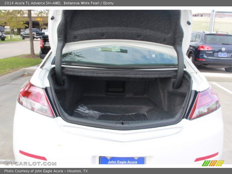 Bellanova White Pearl / Ebony 2014 Acura TL Advance SH-AWD