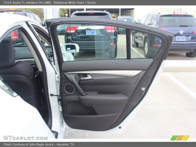 Bellanova White Pearl / Ebony 2014 Acura TL Advance SH-AWD