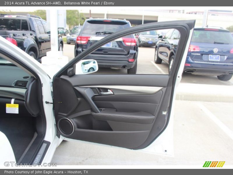 Bellanova White Pearl / Ebony 2014 Acura TL Advance SH-AWD