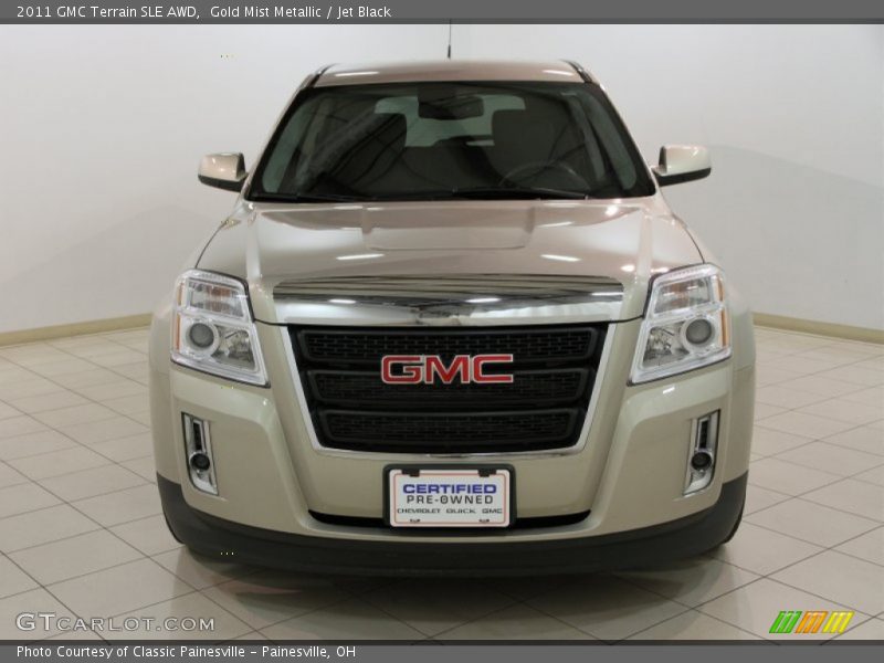 Gold Mist Metallic / Jet Black 2011 GMC Terrain SLE AWD